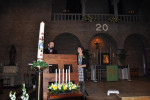 Begroeting van dirigente Irene door Ps. Quadvlieg